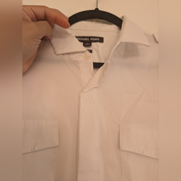 Michael Kors Classic White Shirts slim Fit - Picture 11 of 16